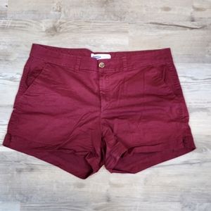 Old Navy, Everyday Short, Wine colored, Size 16